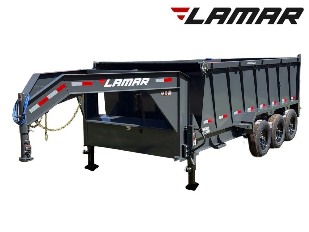 16' DT GN Dump 48" Sides - Triple 7K Axles - Telescopic Lift 148043 - Stryker Dealership Group