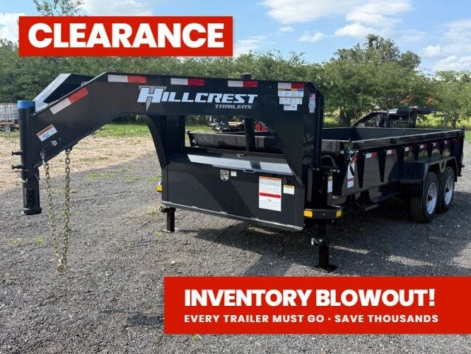 16' Dump Trailer GN 24" Side Walls - Telescopic Lift - 8k Axles 900 - Stryker Dealership Group