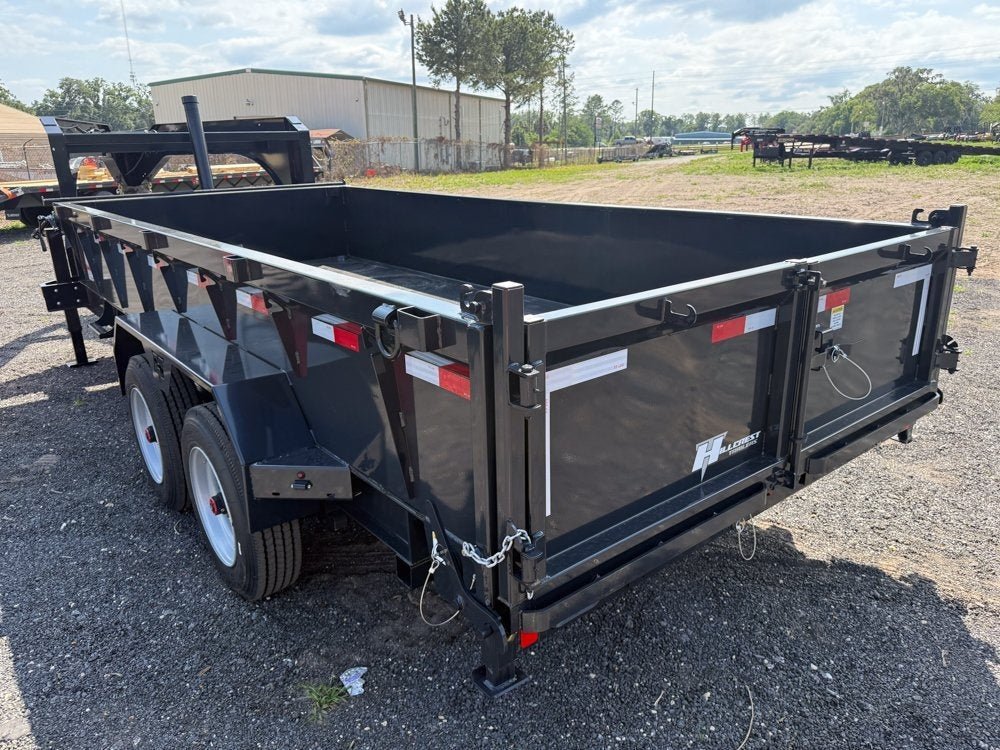 16' Dump Trailer GN 24" Side Walls - Telescopic Lift - 8k Axles 900 - Stryker Dealership Group