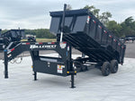 16' Dump Trailer GN 40" Side Walls - Telescopic Lift - 7k Axles 000238 - Stryker Dealership Group