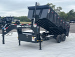 16' Dump Trailer GN 40" Side Walls - Telescopic Lift - 7k Axles 238 - Stryker Dealership Group