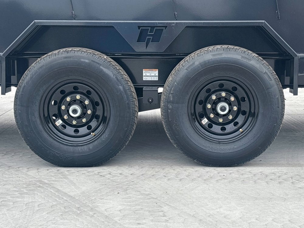 16' Dump Trailer GN 40" Side Walls - Telescopic Lift - 7k Axles 238 - Stryker Dealership Group