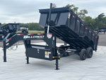16' Dump Trailer GN 40" Side Walls - Telescopic Lift - 7k Axles 238 - Stryker Dealership Group