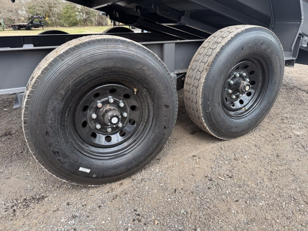 16' Dura - Haul DRL Bumper Pull Dump Trailer 24" Side Walls - (2) 8K Axles 11632 - Stryker Dealership Group