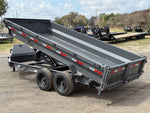 16' Dura - Haul DRL Bumper Pull Dump Trailer 24" Side Walls - (2) 8K Axles 11632 - Stryker Dealership Group