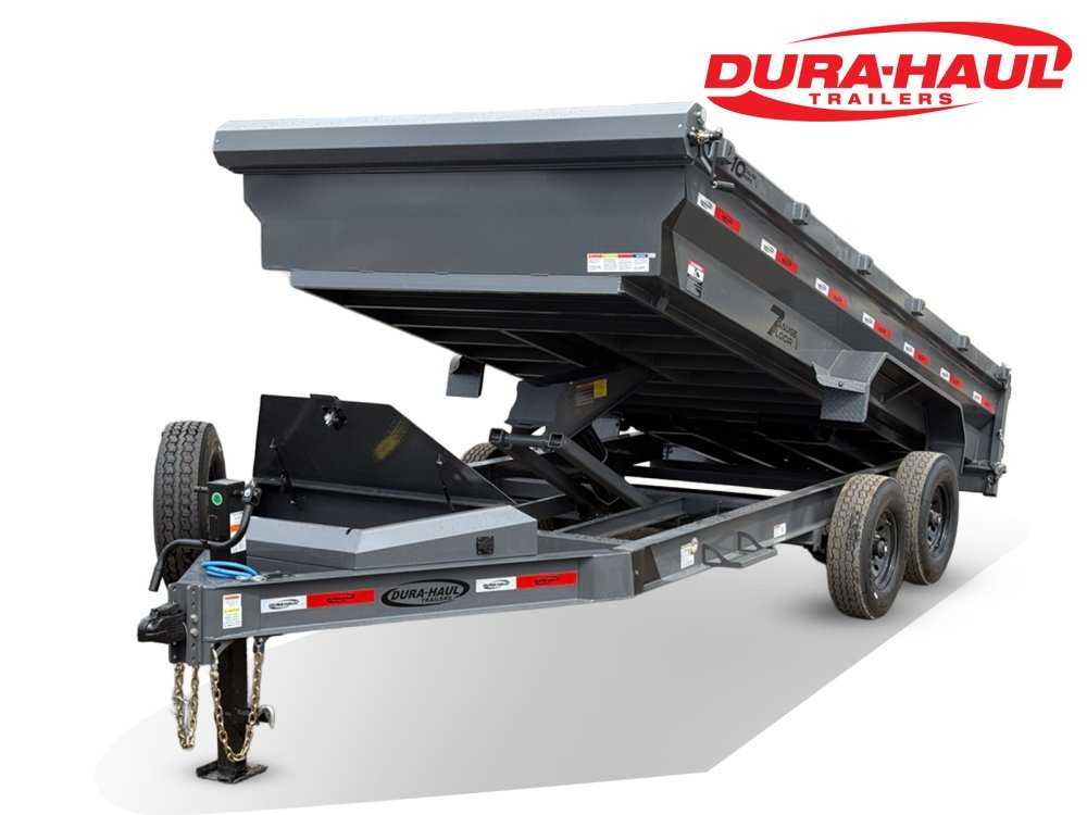 16' Dura - Haul DRL Bumper Pull Dump Trailer 24" Side Walls - (2) 8K Axles 11632 - Stryker Dealership Group