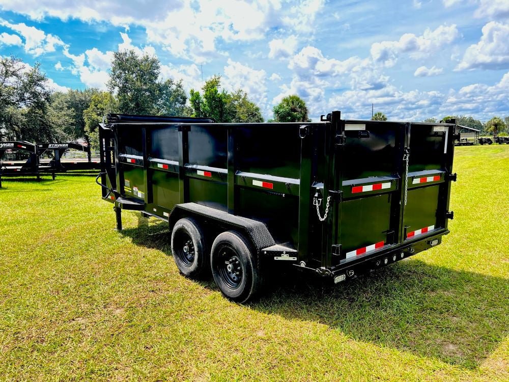 16' Gooseneck Dump Trailer 14k GVWR 4' Walls 001141 - Stryker Dealership Group