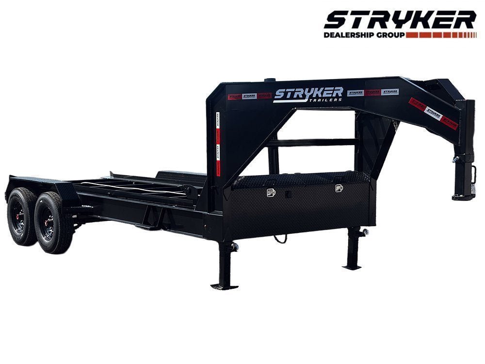 16' Gooseneck Roll Off Base Trailer (2) 8K Axles 14 ply Tires 003119 - Stryker Dealership Group