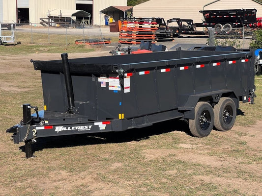 16' Hillcrest Dump Trailer 40" Side Walls - Telescopic Lift 482 - Stryker Dealership Group