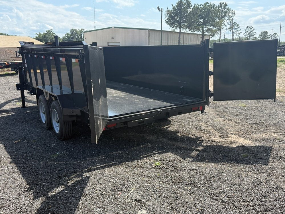 16' Hillcrest Gooseneck Dump Trailer Telescopic 40" Side Walls - (2) 8K Axles 004471 - Stryker Dealership Group