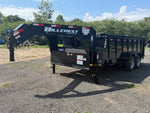 16' Hillcrest Gooseneck Dump Trailer Telescopic 40" Side Walls - (2) 8K Axles 004471 - Stryker Dealership Group