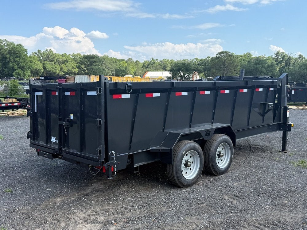 16' Hillcrest Gooseneck Dump Trailer Telescopic 40" Side Walls - (2) 8K Axles 004471 - Stryker Dealership Group