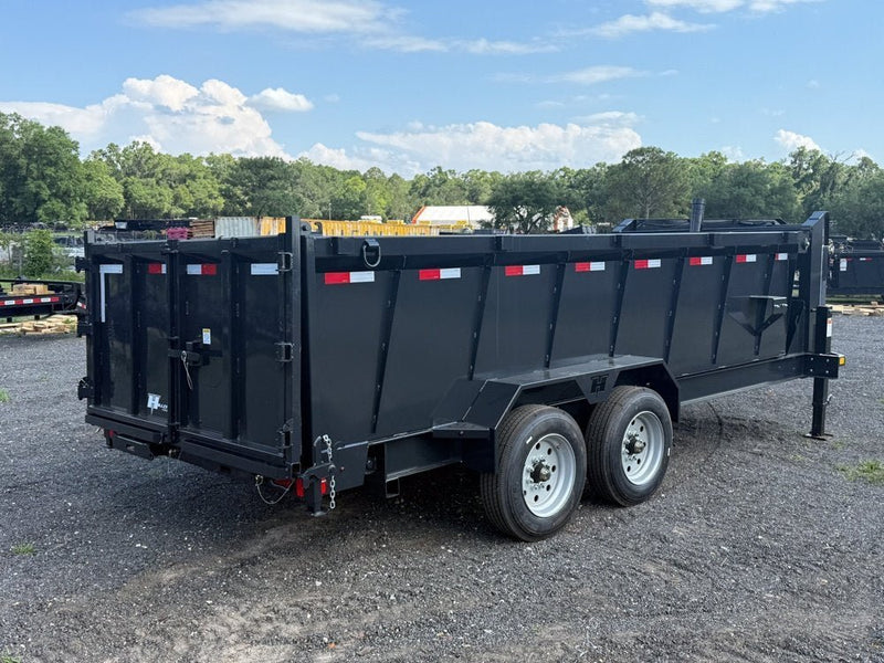 16' Hillcrest Gooseneck Dump Trailer Telescopic 40" Side Walls - (2) 8K Axles 004471 - Stryker Dealership Group