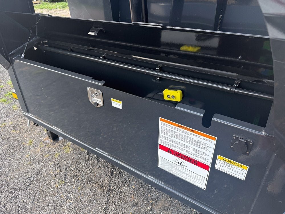 16' Hillcrest Gooseneck Dump Trailer Telescopic 40" Side Walls - (2) 8K Axles 004471 - Stryker Dealership Group