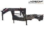 16' Horizon HRD Gooseneck Roll Off Base Trailer Telescopic 12 Ton Lift - (2) 10k Axles 14954 - Stryker Dealership Group