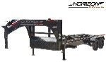 16' Horizon HRD Gooseneck Roll Off Base Trailer Telescopic 12 Ton Lift - (2) 10k Axles 14954 - Stryker Dealership Group