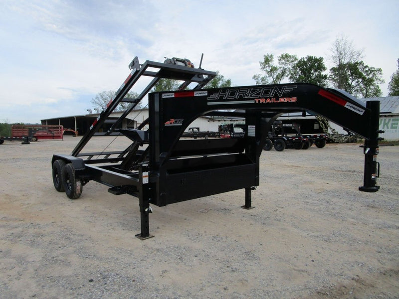 16' Horizon RDZ Gooseneck Roll Off Base Trailer - (2) 7K Axles 016365 - Stryker Dealership Group