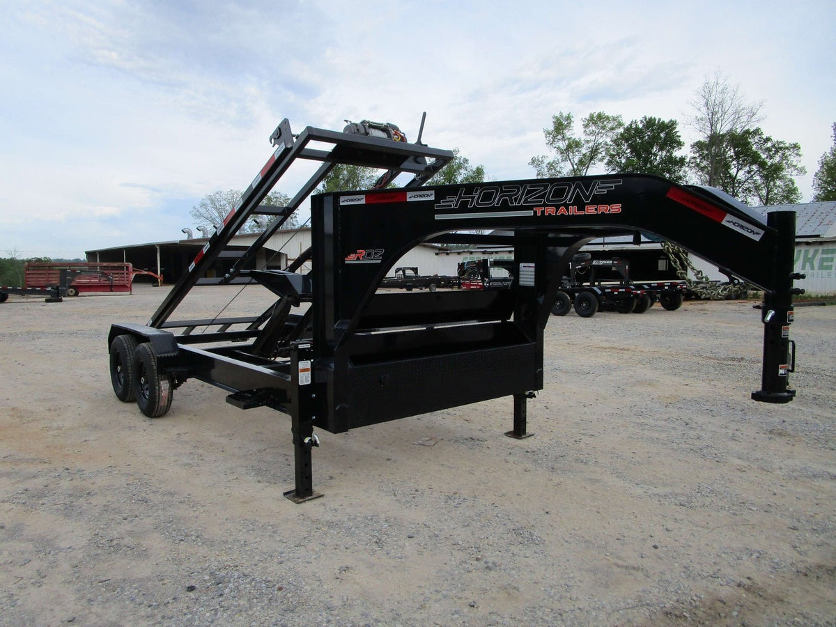 16' Horizon RDZ Gooseneck Roll Off Base Trailer - (2) 7K Axles 020669 - Stryker Dealership Group