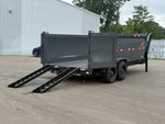 16' HZX GN Dump Trailer 10K Axles 4' High Sides 11579 - Stryker Dealership Group