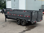 16' HZX GN Dump Trailer 10K Axles 4' High Sides 11579 - Stryker Dealership Group