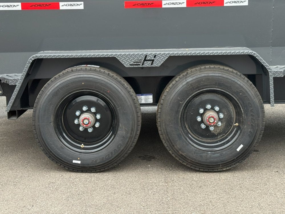 16' HZX GN Dump Trailer 10K Axles 4' High Sides 11579 - Stryker Dealership Group