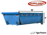 16' Roll Off Bin - 4' Side Wall - 7 Gauge Floor 848-27 - Stryker Dealership Group