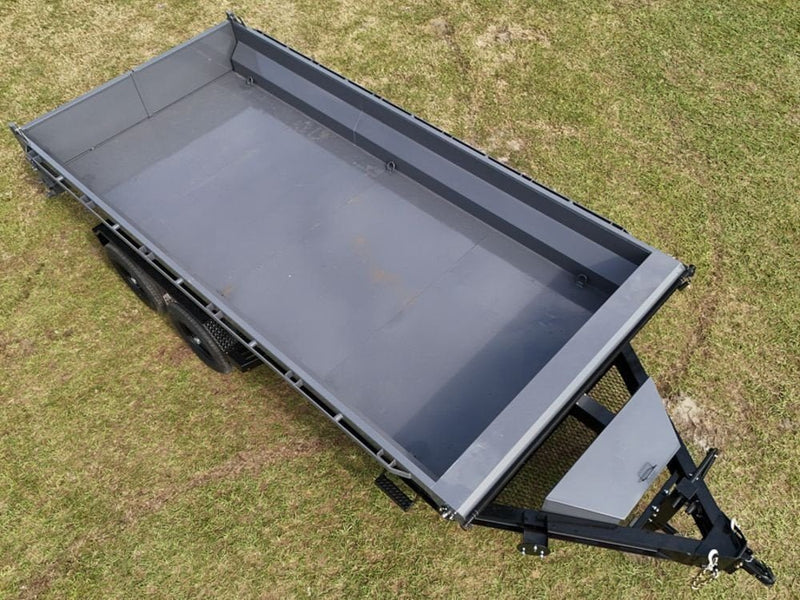 16' Stryker EDT Bumper Pull Dump Trailer 20" Side Walls - (2) 7k Axles 003883 - Stryker Dealership Group