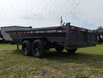 16' Stryker EDT Bumper Pull Dump Trailer 20" Side Walls - (2) 7k Axles 003883 - Stryker Dealership Group