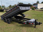 16' Stryker EDT Bumper Pull Dump Trailer 20" Side Walls - (2) 7k Axles 003883 - Stryker Dealership Group