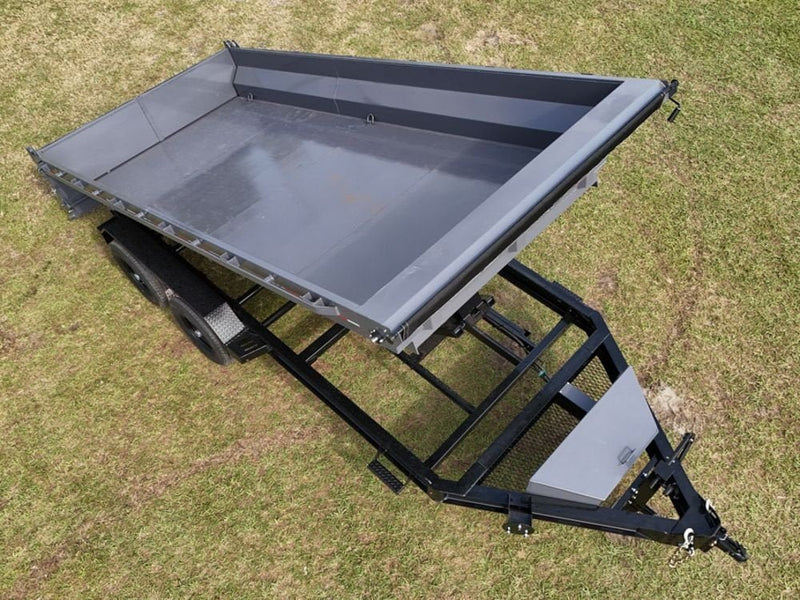 16' Stryker EDT Bumper Pull Dump Trailer 20" Side Walls - (2) 7k Axles 003883 - Stryker Dealership Group