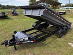 16' Stryker EDT Bumper Pull Dump Trailer 20" Side Walls - (2) 7k Axles 003883 - Stryker Dealership Group