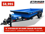 16' Stryker EDT Bumper Pull Dump Trailer 20" Side Walls - (2) 7k Axles 003884 - Stryker Dealership Group