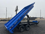 16' Stryker EDT Bumper Pull Dump Trailer 20" Side Walls - (2) 7k Axles 003884 - Stryker Dealership Group