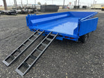 16' Stryker EDT Bumper Pull Dump Trailer 20" Side Walls - (2) 7k Axles 003884 - Stryker Dealership Group