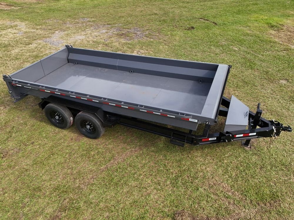 16' Stryker EDT Bumper Pull Dump Trailer 20" Side Walls - (2) 7k Axles 3883 - Stryker Dealership Group