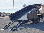16' Stryker SDT Bumper Pull Dump Trailer 24" Side Walls - (2) 7k Axles 003777 - Stryker Dealership Group