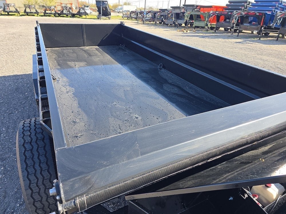 16' Stryker SDT Bumper Pull Dump Trailer 24" Side Walls - (2) 7k Axles 003777 - Stryker Dealership Group