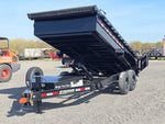 16' Stryker SDT Bumper Pull Dump Trailer 24" Side Walls - (2) 7k Axles 003777 - Stryker Dealership Group