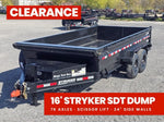 16' Stryker SDT Bumper Pull Dump Trailer 24" Side Walls - (2) 7k Axles 003777 - Stryker Dealership Group