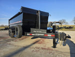 16' Stryker SDT Bumper Pull Dump Trailer 48" Side Walls - (2) 7k Axles 3760 - Stryker Dealership Group