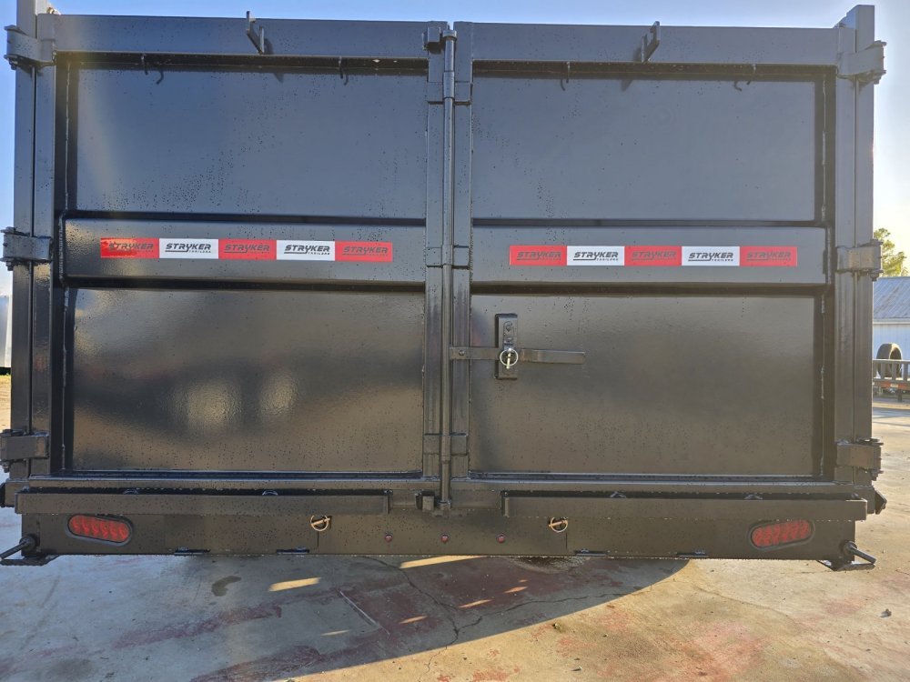 16' Stryker SDT Bumper Pull Dump Trailer 48" Side Walls - (2) 7k Axles 3760 - Stryker Dealership Group