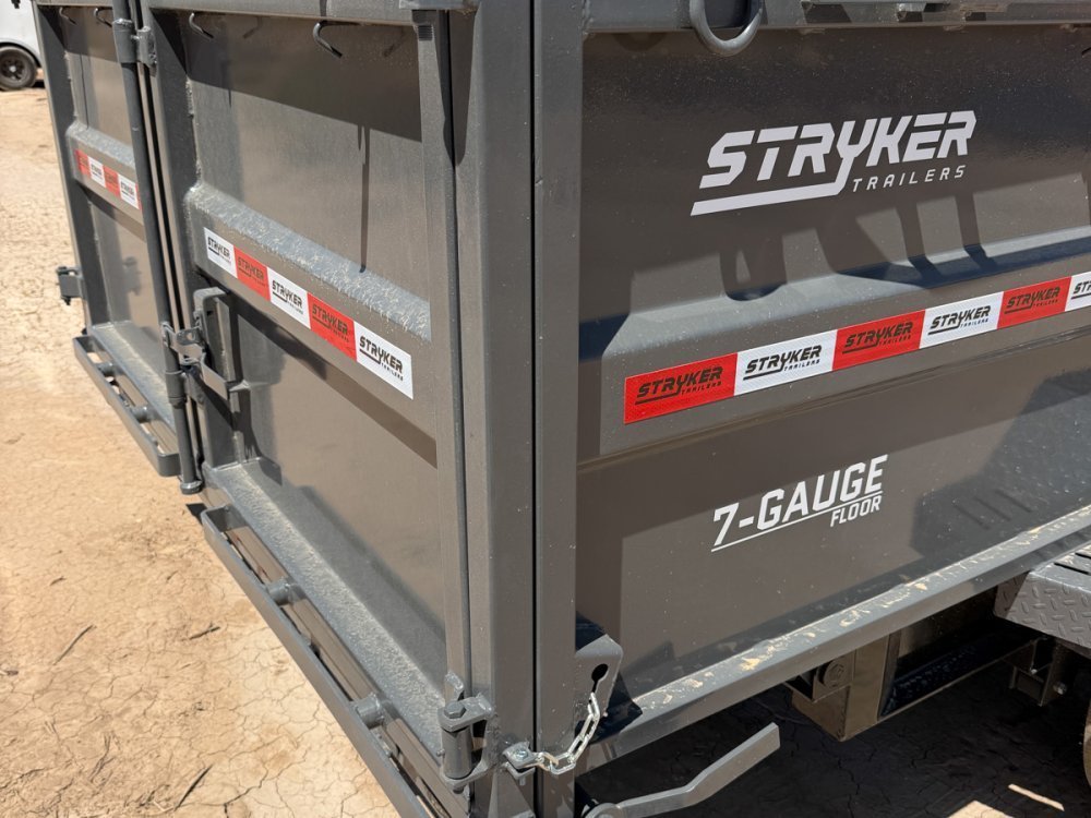 16' Stryker SDT Gooseneck Dump Trailer 36" Side Walls - (2) 7k Axles 004162 - Stryker Dealership Group