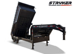 16' Stryker SDT Gooseneck Dump Trailer 36" Side Walls - (2) 7k Axles 004162 - Stryker Dealership Group