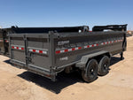 16' Stryker SDT Gooseneck Dump Trailer 36" Side Walls - (2) 7k Axles 004162 - Stryker Dealership Group