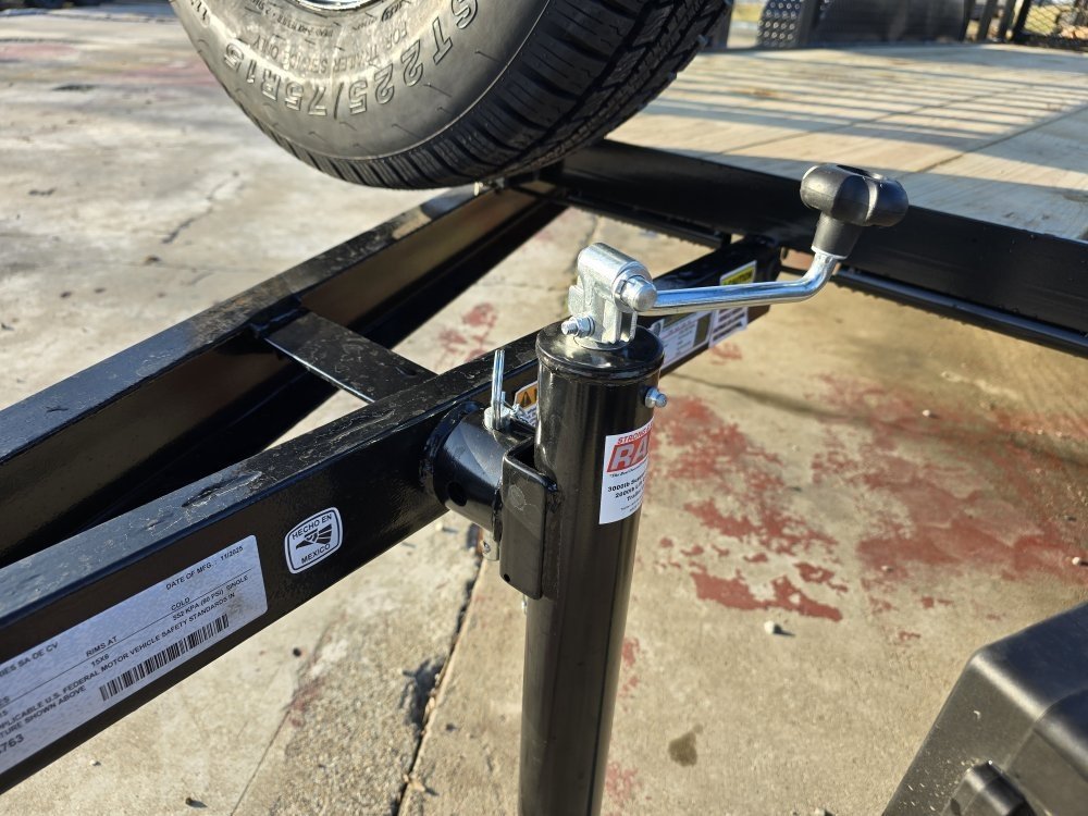 16' Utility Trailer (2) 3.5K Axles, 83" Wide, Side Ramps and 4' Gate 004068 - Stryker Dealership Group
