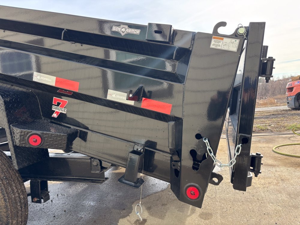16' x 83" Iron Bull DTB Bumper Pull Dump Trailer 24" Side Walls - (2) 7,000 lb Axles 109834 - Stryker Dealership Group