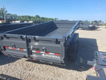 16' x 83" Iron Bull DWB Bumper Pull Dump Trailer 24" Side Walls - (2) 7,000 lb Axles 110834 - Stryker Dealership Group