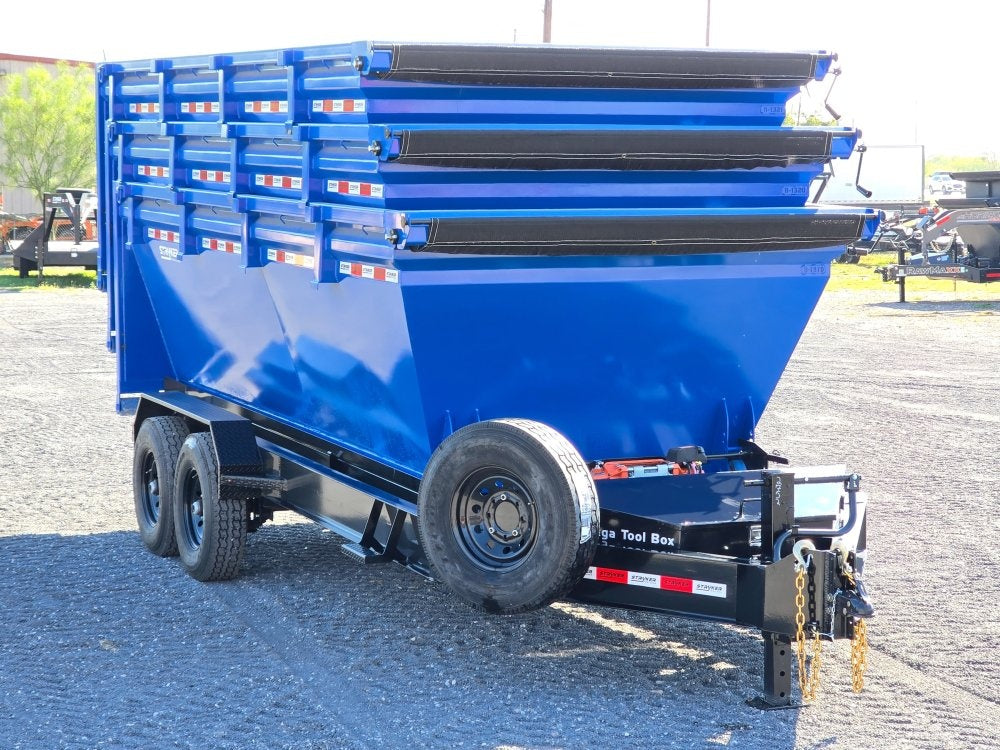 16' Bumper Pull Roll Off Base Trailer (2) 7K Axles 14 ply Tires - RO 16' Bumper Pull/Roll Off Base Trailer - Stryker Dealership Group