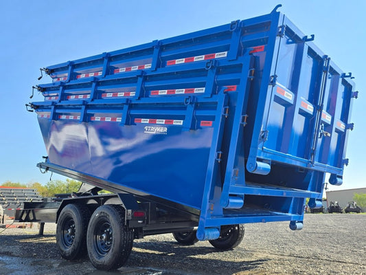 16' Bumper Pull Roll Off Base Trailer (2) 7K Axles 14 ply Tires - RO 16' Bumper Pull/Roll Off Base Trailer - Stryker Dealership Group
