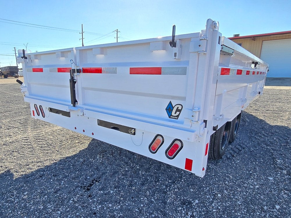 16' Diamond C DOD Bumper Pull Deckover Dump Trailer - (2) 8k Axles - Dump Trailers/DT3 Professional - Stryker Dealership Group